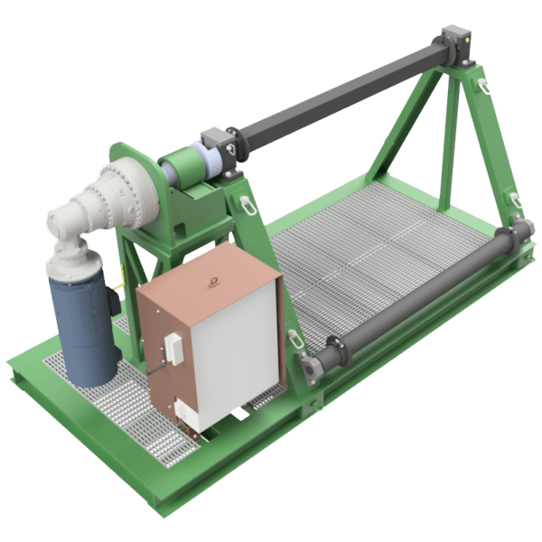 Conveyor Belt Winders and Let Off Stands
